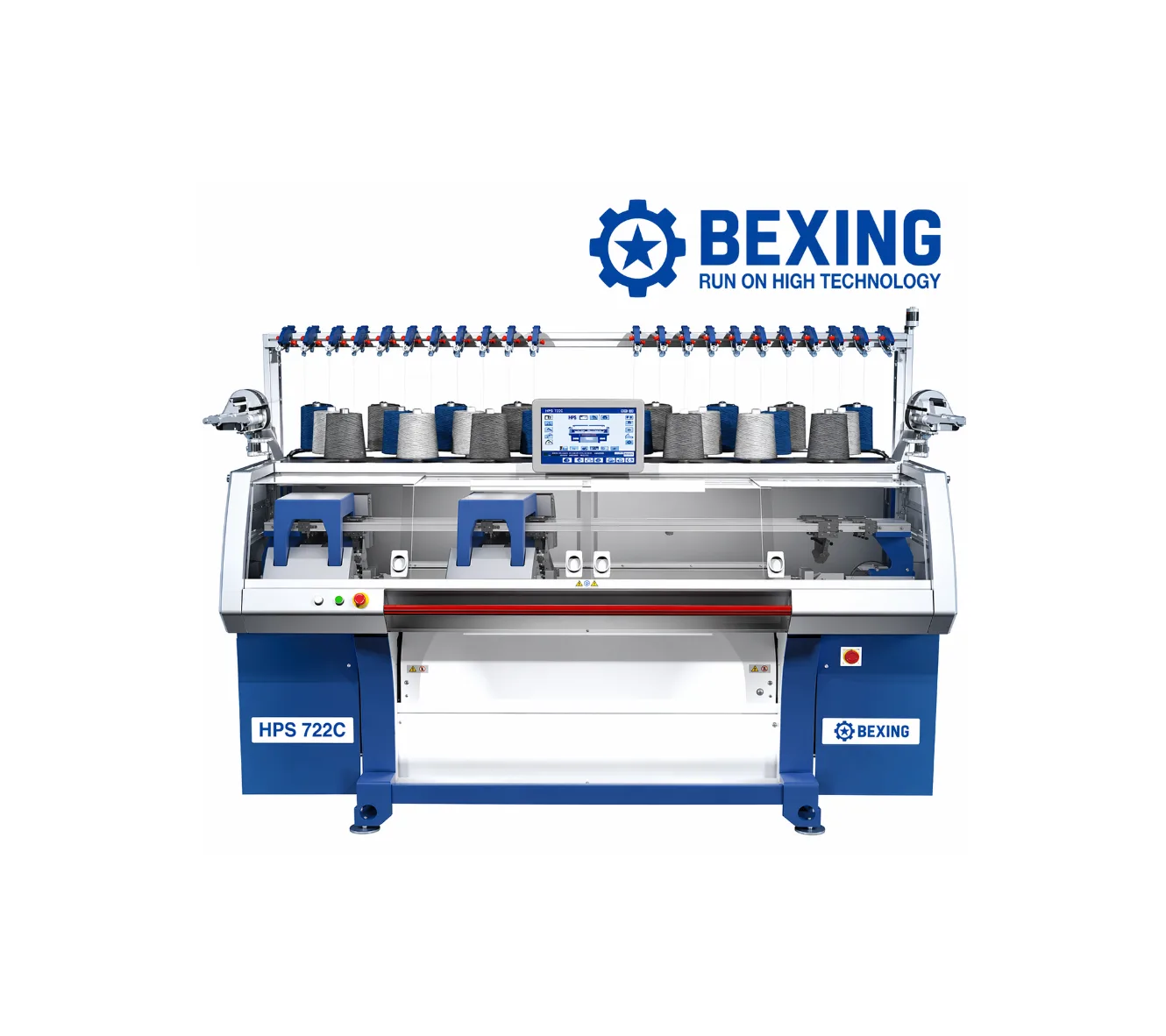 BEXING HPS 722C - 2+2=4 System Computerized Flat Knitting Machine
